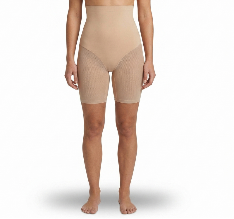Load image into Gallery viewer, Ambra BodySculpt Long Control Shorts in Nude (Size 10-12) - Slimming Shapewear-1
