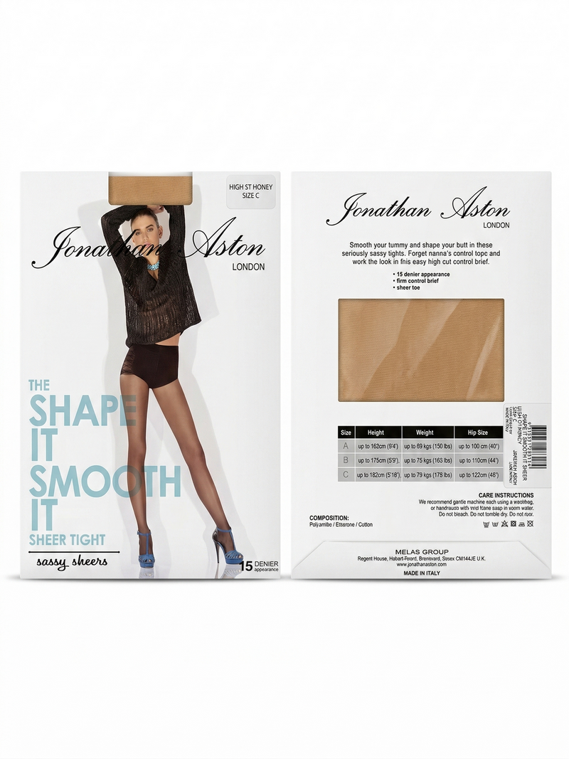 Load image into Gallery viewer, Jonathan Aston Sheer Tights in High Street Honey (Size C) - Made in Italy-1
