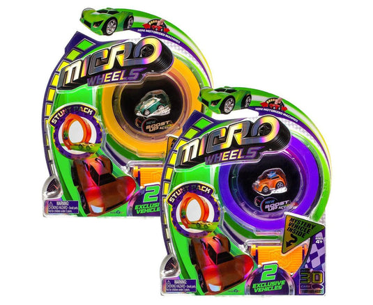 Micro Wheels Series 1 Stunt Vehicle Pack Toys - Assorted Colours-2