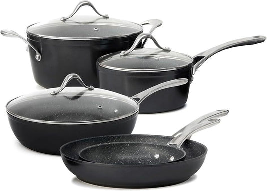 salt&pepper Tan-ium Cookware Set - 5 Piece - Aluminium Cookware Set-1