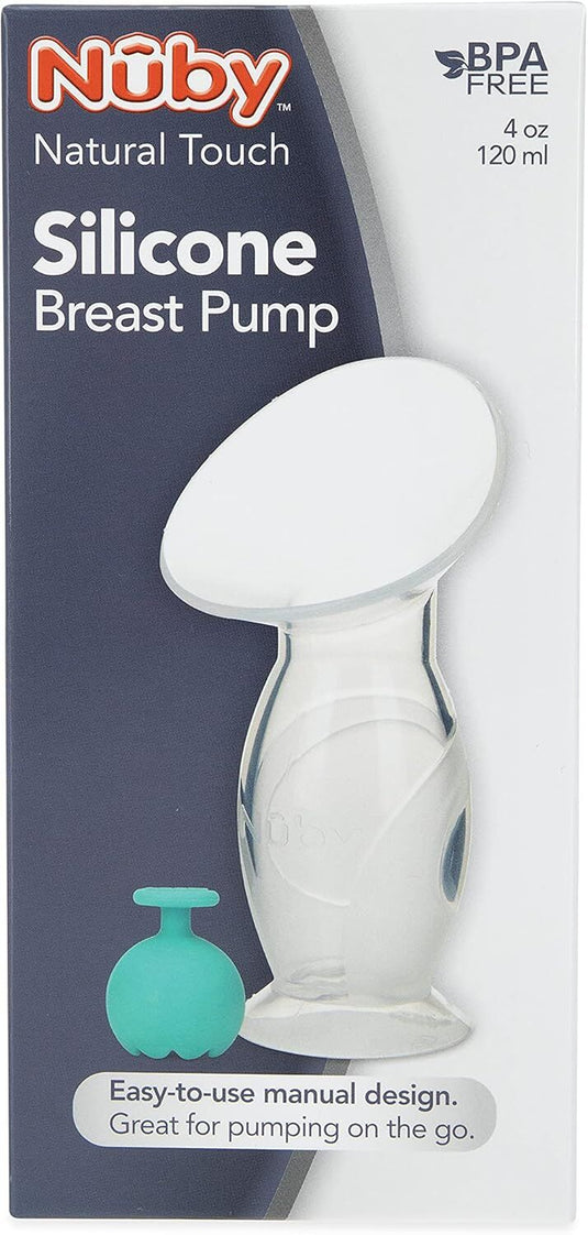Nuby Silicone Breastfeeding Pump, 120 ml Capacity-1