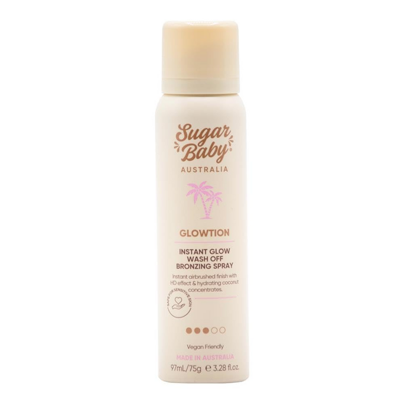 Load image into Gallery viewer, Sugar Baby Glowtion 97ml Instant Glow Wash Off Bronzing Spray-1
