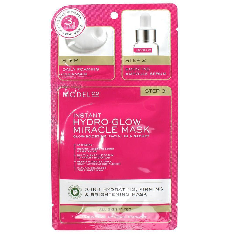 Load image into Gallery viewer, MODEL CO 3IN1 25mL X 1.5mL X 1.5mL HYDRATING, FIRMING &amp; BRIGHTENING MASK-0
