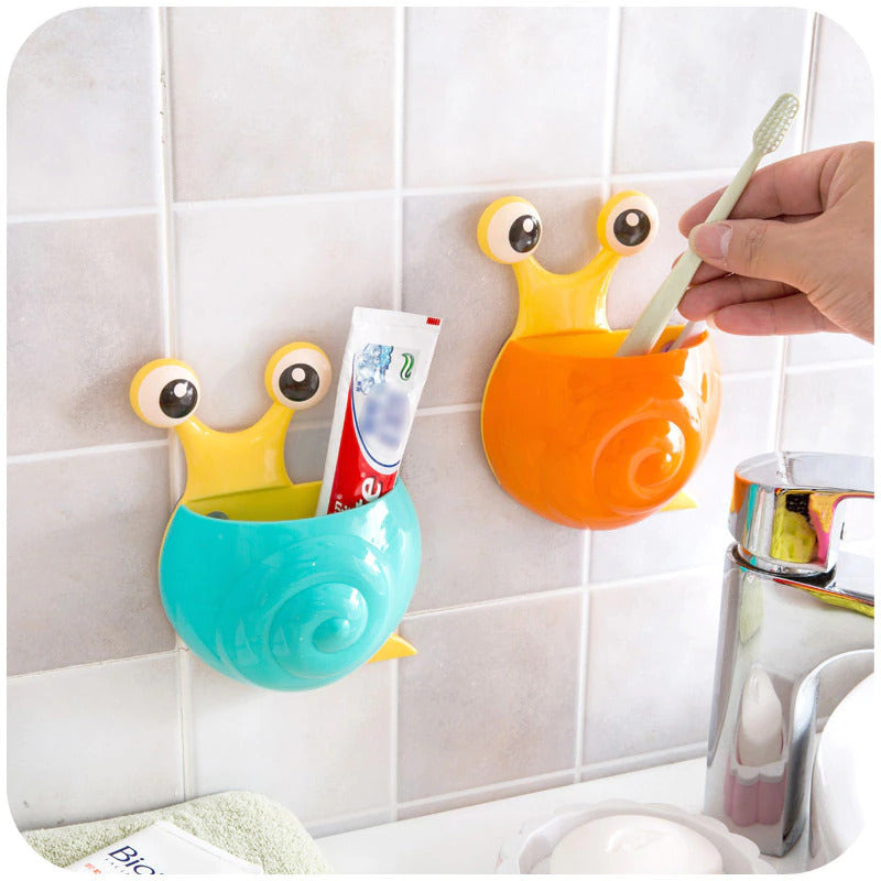 Load image into Gallery viewer, Happy Holders Toothbrush Holder Snail Bathroom Tooth Brush - Assorted Colours-3
