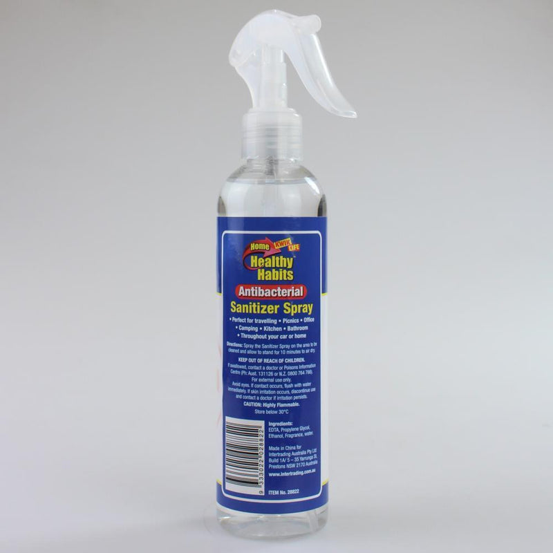 Load image into Gallery viewer, 248ml Kwik Life Healthy Habits Antibacterial Sanitizer Sanitiser Spray Bottle 62%-2
