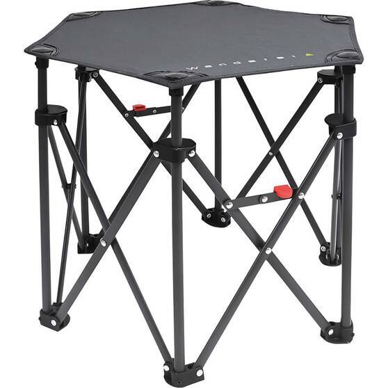 Load image into Gallery viewer, Wanderer Hex Small Quad Foldable Table Camping Fishing Outdoors-0
