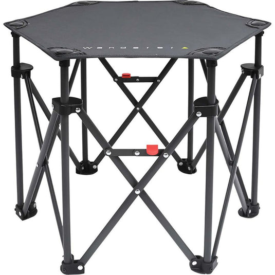 Wanderer Hex Small Quad Foldable Table Camping Fishing Outdoors-2