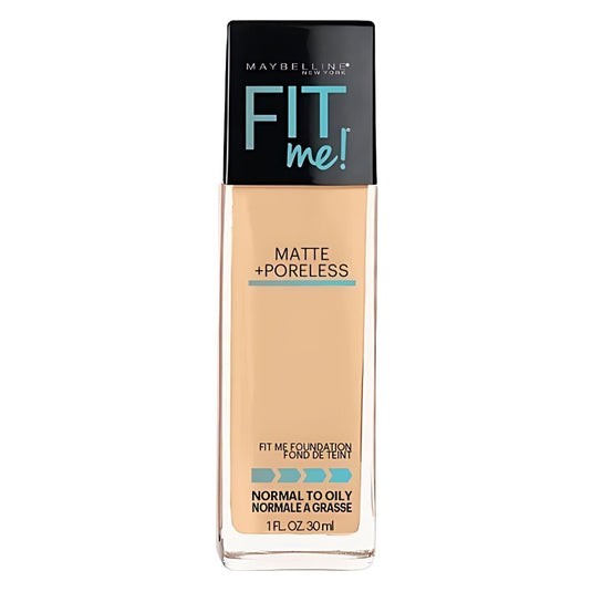 Maybelline Fit Me Matte + Poreless Foundation 30ml Makeup - Buff Beige 130-1