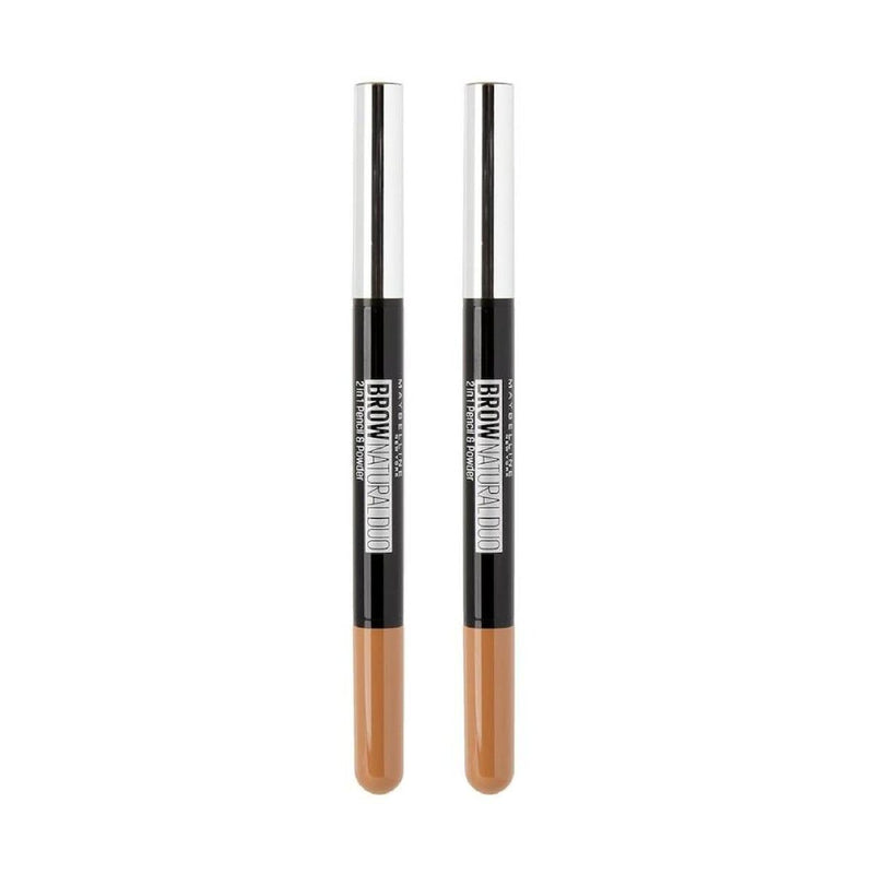 Load image into Gallery viewer, 2x Maybelline 20g Brow Natural Duo Eyebrow Liner - Light Brown-1
