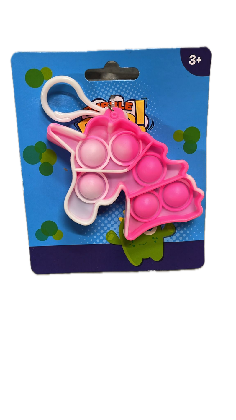 Load image into Gallery viewer, Push Bubble Pop It Fidget Keyring Squeeze Toy Sensory Silicone Stress Reliever-4
