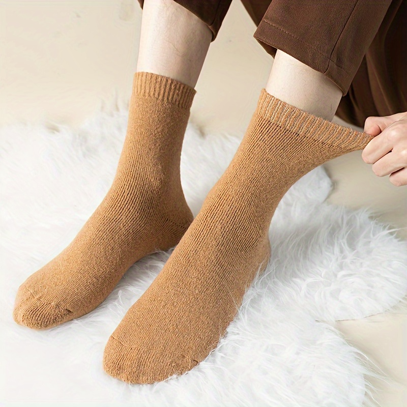 Load image into Gallery viewer, 12 Pairs Mens Thermo Wool Blend Work Socks Heavy Duty Outdoor Warm (EU37-EU41)-3
