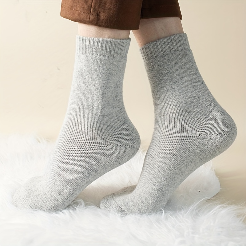 Load image into Gallery viewer, 12 Pairs Mens Thermo Wool Blend Work Socks Heavy Duty Outdoor Warm (EU37-EU41)-2
