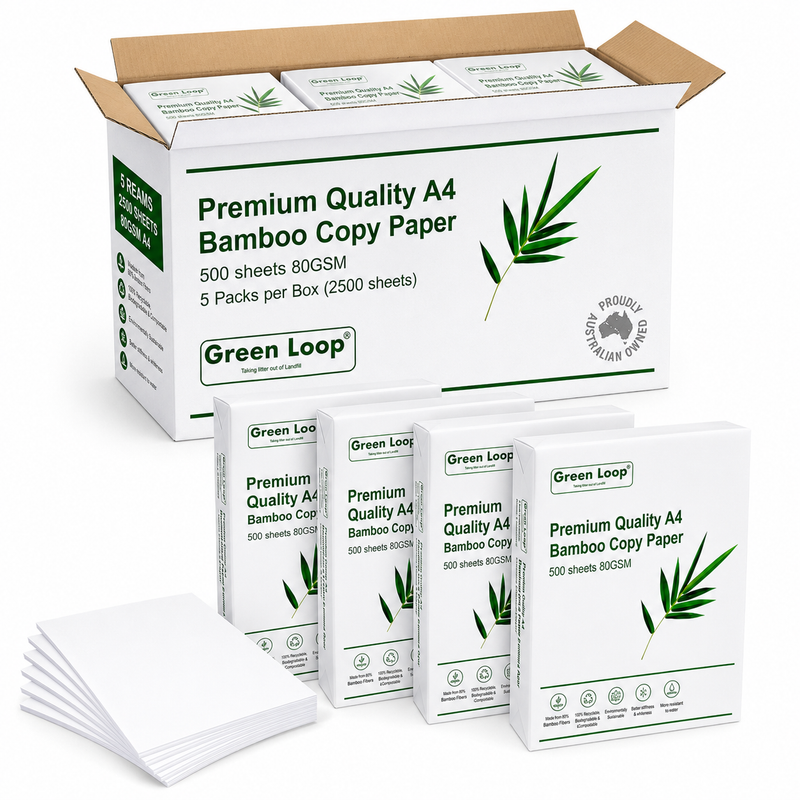Load image into Gallery viewer, 2500x Sheets Premium Bamboo A4 Copy Printing Paper 80GSM - 1 Carton-1

