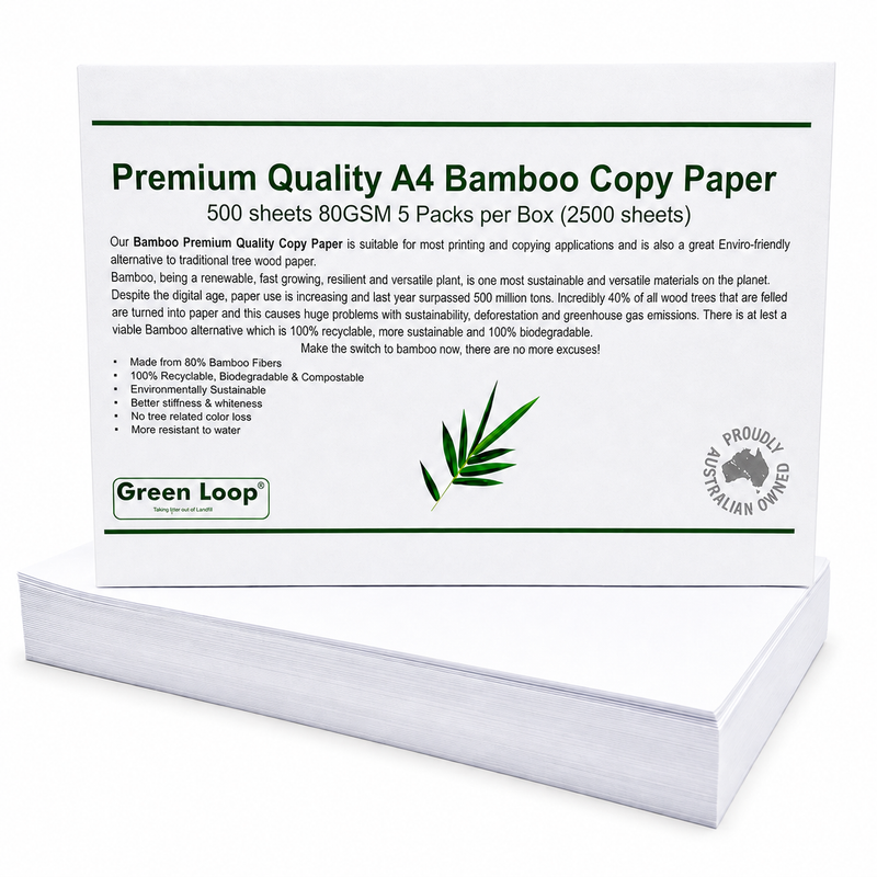 Load image into Gallery viewer, 2500x Sheets Premium Bamboo A4 Copy Printing Paper 80GSM - 1 Carton-2
