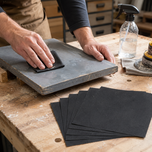 5x Waterproof Sandpaper 23x28cm (2x 100 Grit & 3x 150 Grit) Abrasive Sheets-2