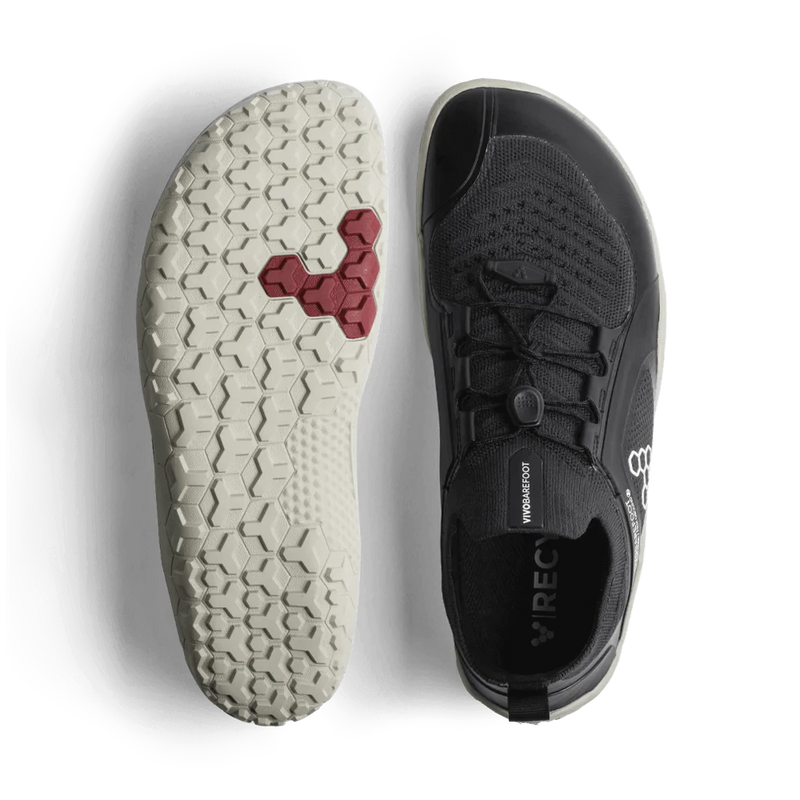 Load image into Gallery viewer, Vivobarefoot Primus Trail Knit FG Womens Obsidian/Pelican | Adventureco
