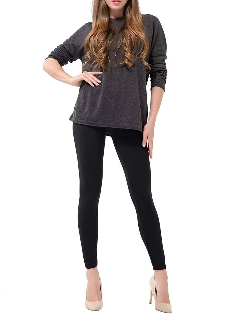 Load image into Gallery viewer, Womens Fuzzy Thermal Fur Lined High Waist Leggings Pants Thermals Warm 320g-4
