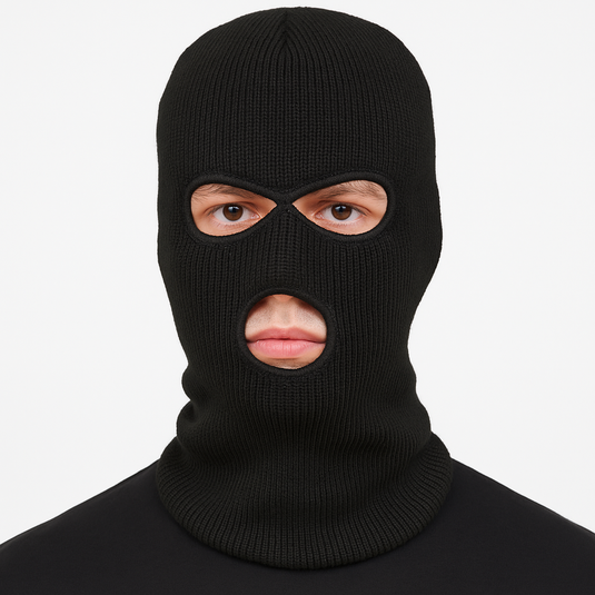 WARM KNITTED Thermal BALACLAVA Motorbike Biker Ski Snowboard Hat Face Hood Mask-1