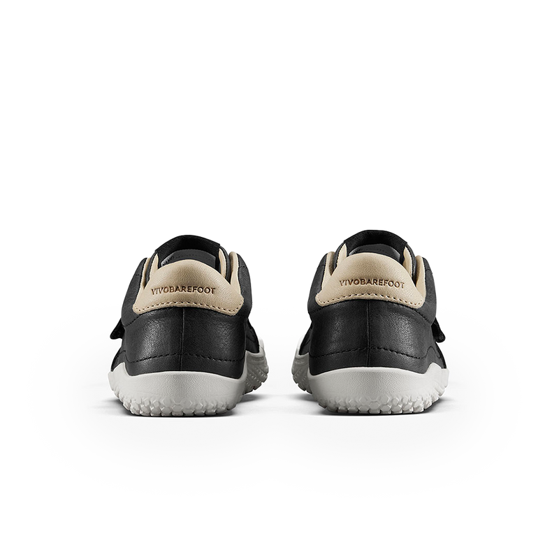 Load image into Gallery viewer, Vivobarefoot Gobi Sneaker Kids Obsidian
