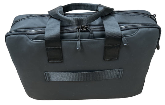 15" Futura Laptop Computer Bag Travel Work Messenger Bag w/USB Port - Black-2