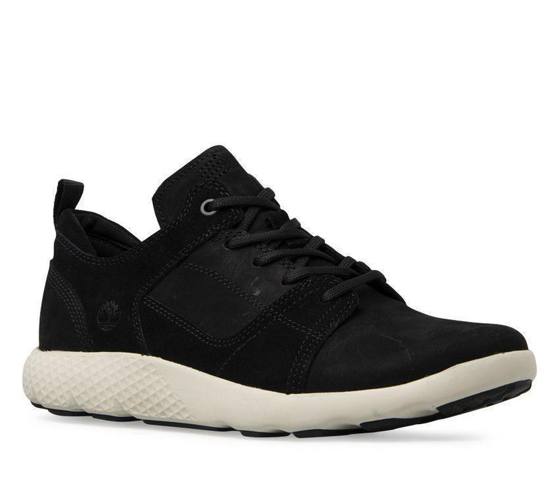 Load image into Gallery viewer, Timberland Womens Flyroam Leather Sneakers Shoes - Black-0

