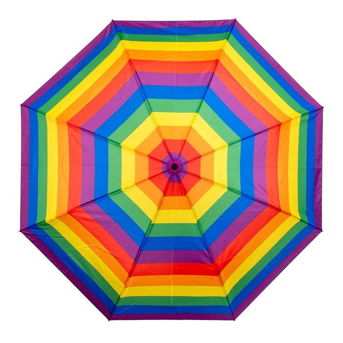 Load image into Gallery viewer, 3x Brellerz Rainbow Umbrella Pride Gay Lesbian LGBTQ with UPF50+ Sun Protection-2
