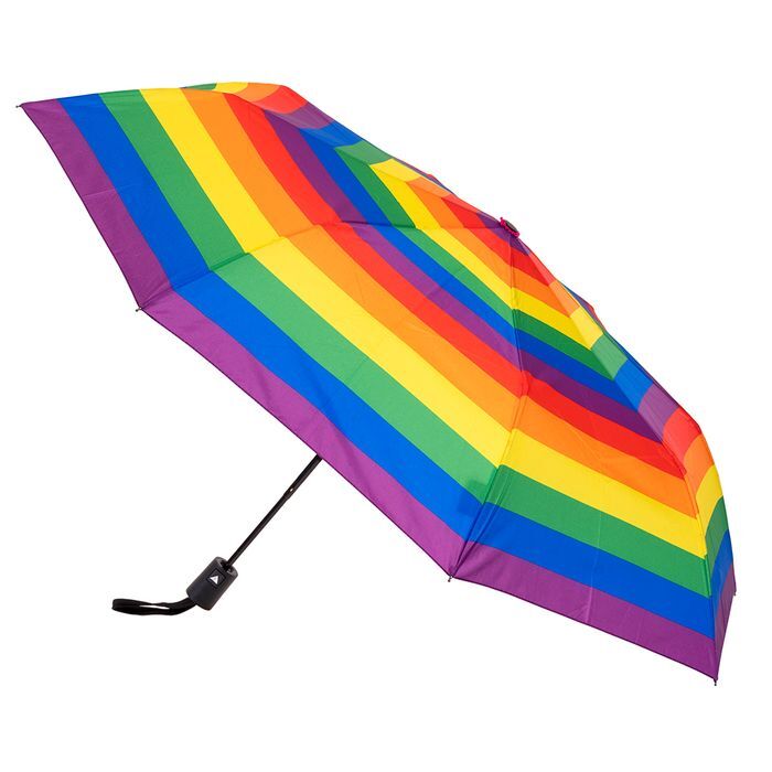 Load image into Gallery viewer, 3x Brellerz Rainbow Umbrella Pride Gay Lesbian LGBTQ with UPF50+ Sun Protection-1
