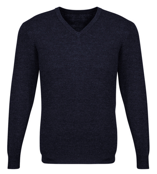 Mens Advatex Varesa Wool Pullover Jumper Cardigan - Navy-0