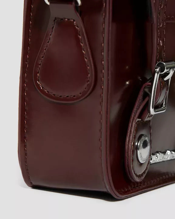 Load image into Gallery viewer, Dr Martens Womens Satchel Bag Vegan Crossbody 7 inch - Cherry Red-3
