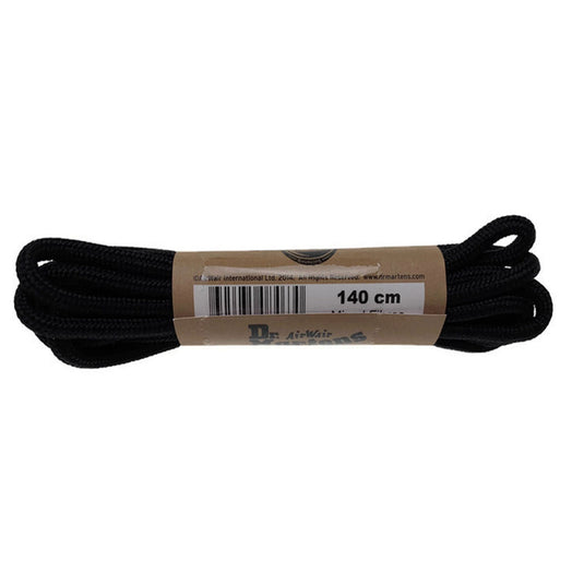 Dr. Martens Shoe Laces Round Suits 8-10 Eye Boots Doc Martins - 140cm Black-3