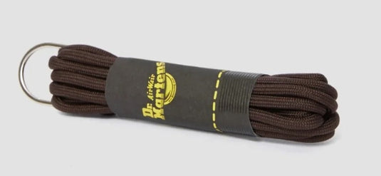 Dr. Martens Brown Shoe Round Laces Suits 8-10 Eye Boots Doc Martins - 140cm-3