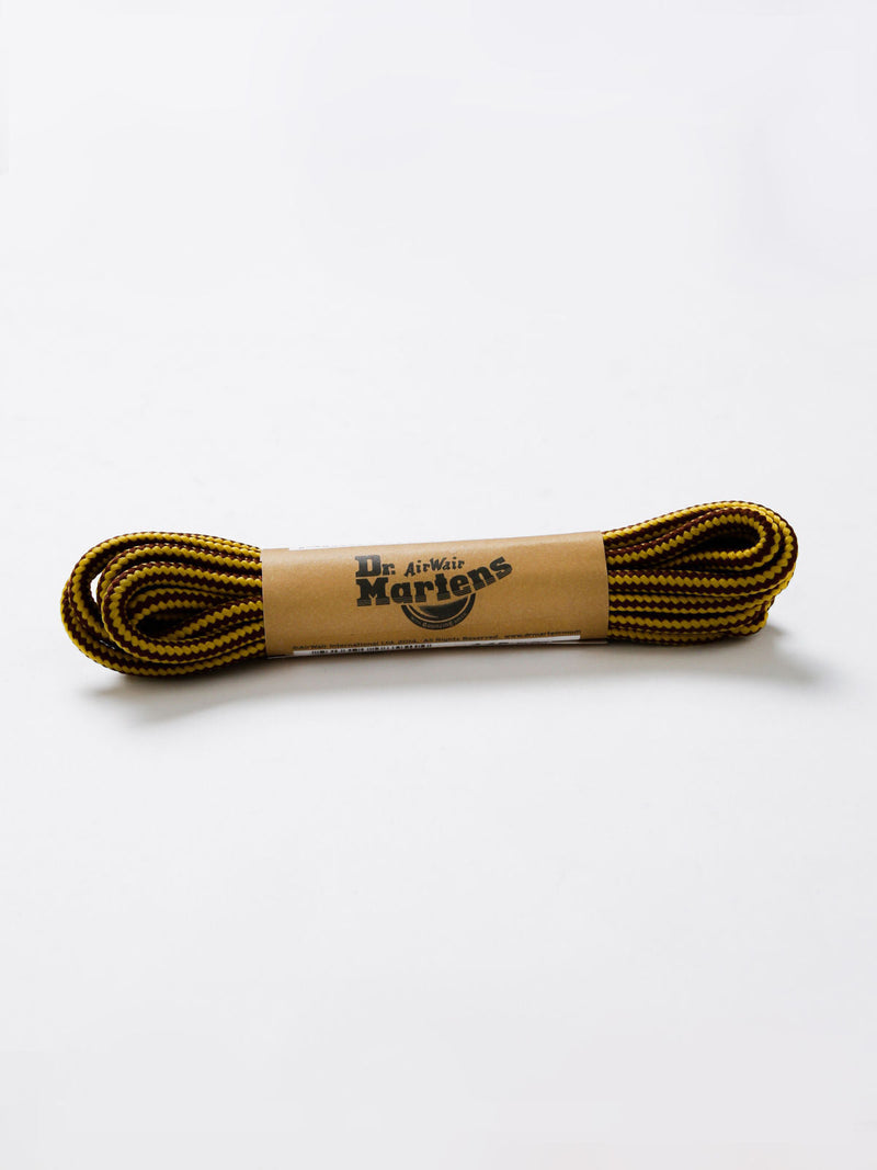Load image into Gallery viewer, Dr. Martens Shoe Laces Round Suits 8-10 Eye Boots Doc Martins - 140cm Brown/Yellow-3
