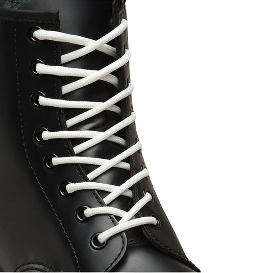 140cm Dr. Martens Round Boot Laces – White Polyester Laces for 8–10 Eye Boots, 1 Pair-4