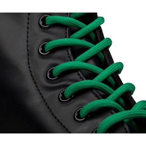 Dr. Martens Shoe Laces Round Suits 8-10 Eye Boots Doc Martins - 140cm Green-0