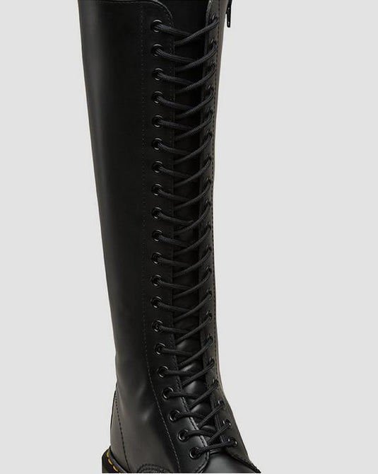 Dr. Martens Shoe Laces Round Suits 20 Eye Boots Doc Martins - 240cm Black-0