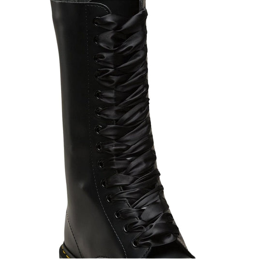 83" Satin Ribbon Laces in Black - Fits 12-14 Eye Dr. Martens Boots Durable Pair-4