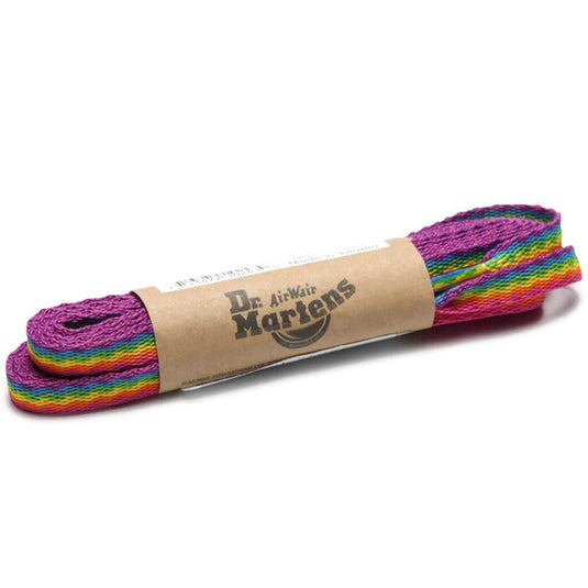 Dr. Martens Gay Rainbow Pride LGBT Shoe Flat Laces Suits 8-10 Eye Boots - 140cm-3