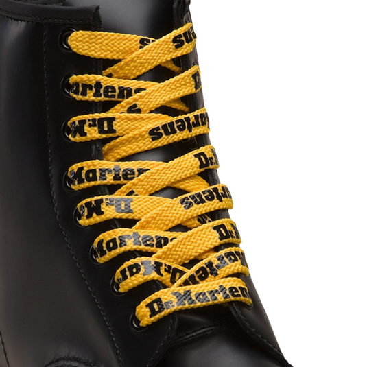 Dr. Martens 55" Shoe Laces Suits 8-10 Eye Boots Doc Martins - 140cm Yellow/Black-0