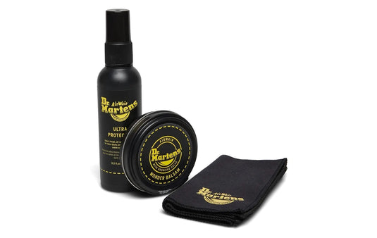 Dr. Martens Shoe Care Kit Wonder Balsam Leather Shoe Polish, Ultra Protector & Cloth-0