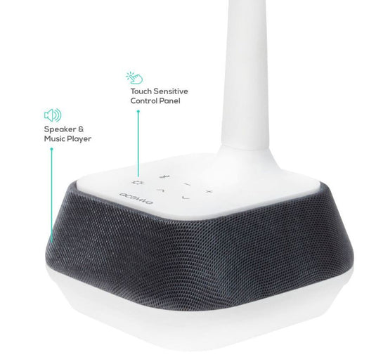 Mbeat Activiva Led Desk Lamp w/ Bluetooth Speaker Led Warm Cool Touch Sensitive-3