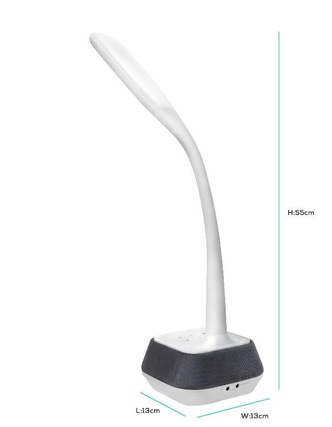 Load image into Gallery viewer, Mbeat Activiva Led Desk Lamp w/ Bluetooth Speaker Led Warm Cool Touch Sensitive-4
