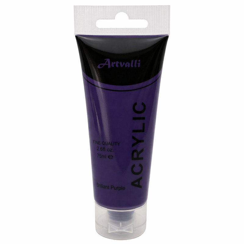 Load image into Gallery viewer, Acrylic Paint 75ml Tube Water Based Non Toxic Artist Craft - Brilliant Purple-1
