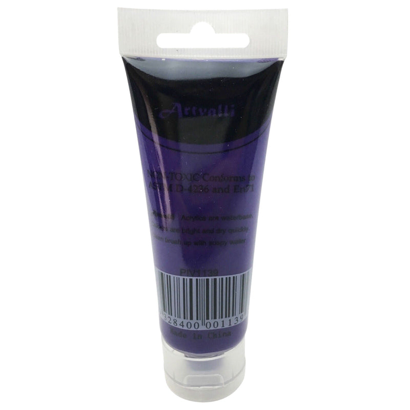 Load image into Gallery viewer, Acrylic Paint 75ml Tube Water Based Non Toxic Artist Craft - Brilliant Purple-3
