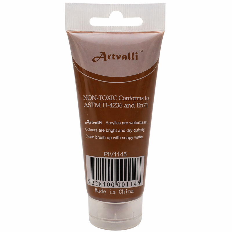 Load image into Gallery viewer, Acrylic Paint 75ml Tube Water Based Non Toxic Artist Craft - Burnt Sienna-2
