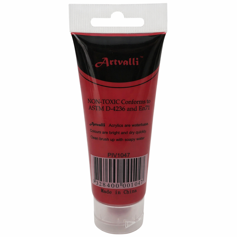 Load image into Gallery viewer, Acrylic Paint 75ml Tube Water Based Non Toxic Artist Craft - Carmine Red-2
