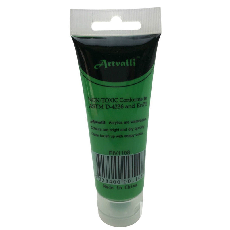 Load image into Gallery viewer, Acrylic Paint 75ml Tube Water Based Non Toxic Artist Craft - Light Green-3
