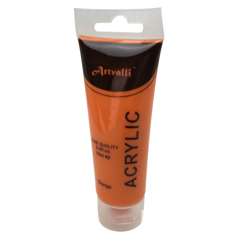 Load image into Gallery viewer, Acrylic Paint 75ml Tube Water Based Non Toxic Artist Craft - Orange-4
