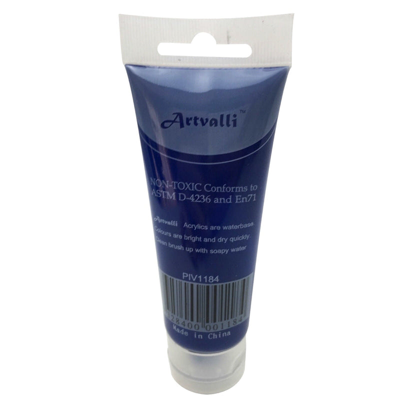Load image into Gallery viewer, Acrylic Paint 75ml Tube Water Based Non Toxic Artist Craft - Phthalo Blue-3
