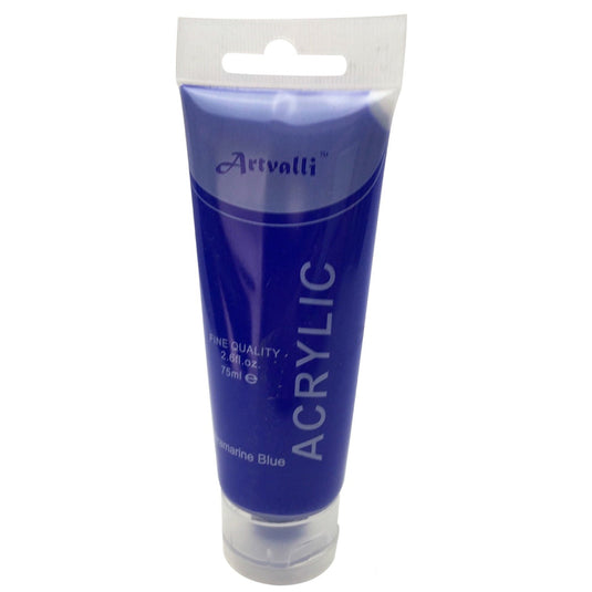 Acrylic Paint 75ml Tube Water Based Non Toxic Artist Craft - Ultramarine Blue-4