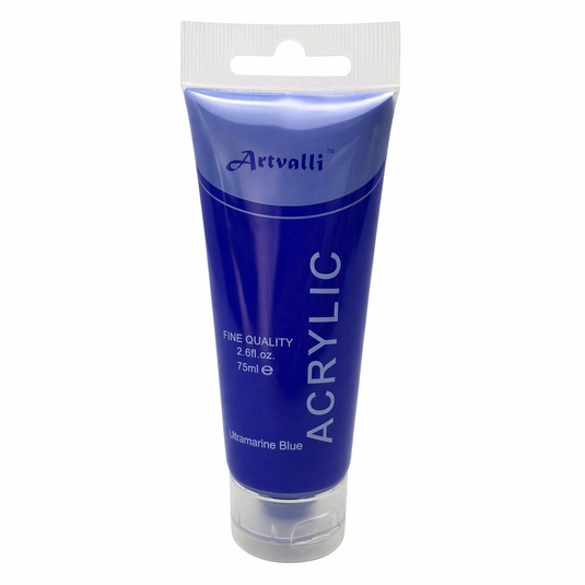 Acrylic Paint 75ml Tube Water Based Non Toxic Artist Craft - Ultramarine Blue-1